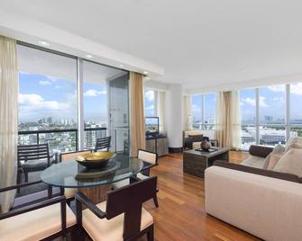 Oceanview Private Condo at The Setai -2402 - Miami Beach - Living room