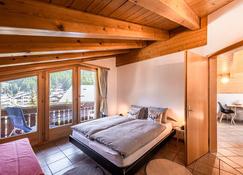 Dachwohnung Balma-great overview of Zermatt - Zermatt - Bedroom