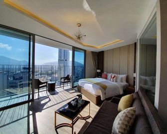 Panorama Luxury Sea View Apartment Nha Trang By Zoom - Nha Trang - Bedroom