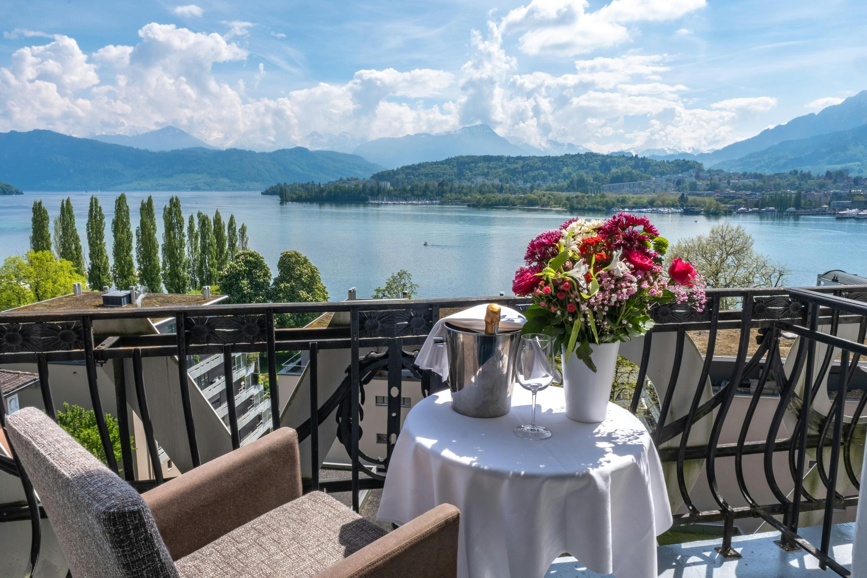 Hotel Royal Luzern - לוצרן - מרפסת