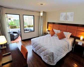 منت هوتل - أريكويبا - غرفة نوم