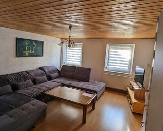 Apartment with generous equipment (kick box & cross trainer) - Freyung - Wohnzimmer