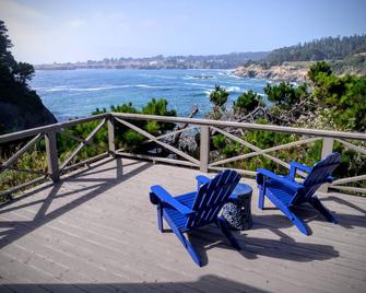 Sweeping Ocean Front View, Private & Secluded - Cove Suite - Mendocino - Balcony