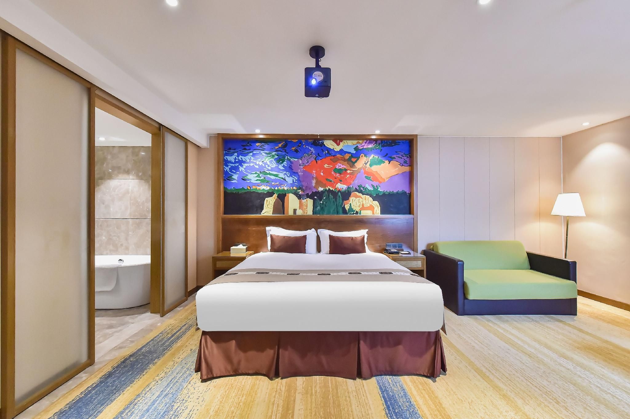 Wanyi Lijing Hotel, Huaxi Park & Shili Hetan Scenic Area, Guiyang (Metro Station nearby) - Guiyang - Camera da letto