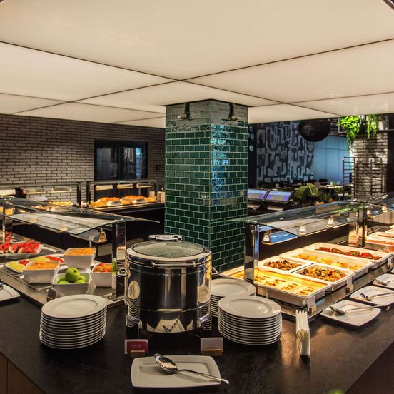 Buffet view of Hilton Garden Inn Zagreb - Radnicka