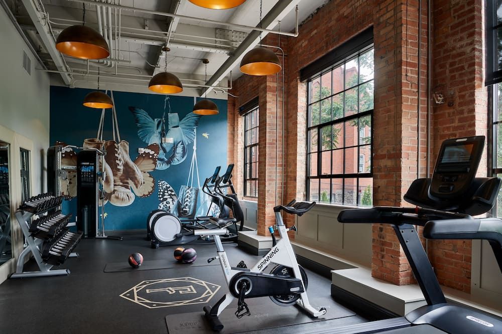 Gym view of The Foundry Hotel Asheville, Curio Collection by Hilton