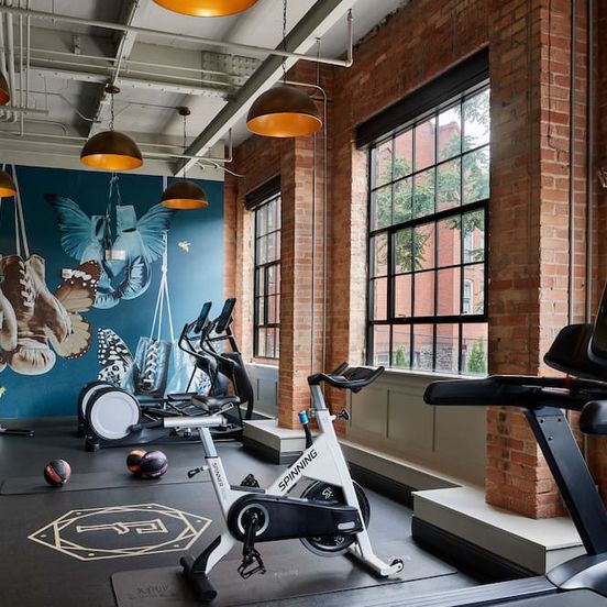 Gym view of The Foundry Hotel Asheville, Curio Collection by Hilton