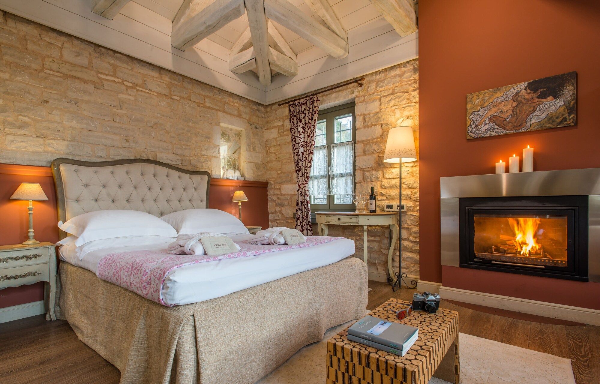 Pirrion Wellness Boutique Hotel - Ano Pedina - Bedroom