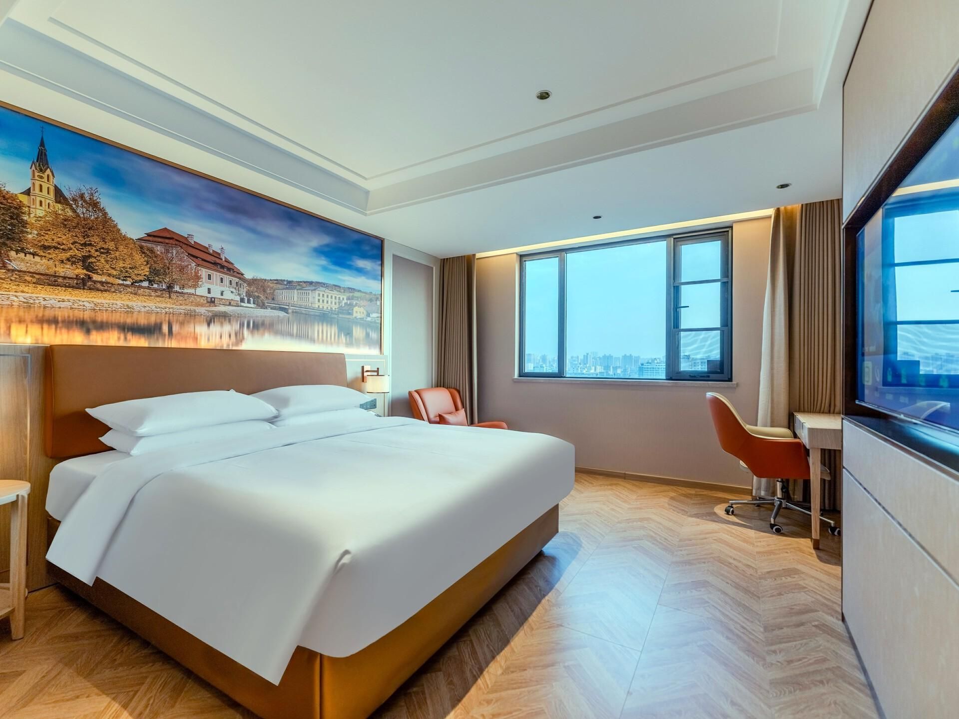 Vienna Hotel Xi'an Railway Station Wulukou Metro Station - שי-אן - חדר שינה