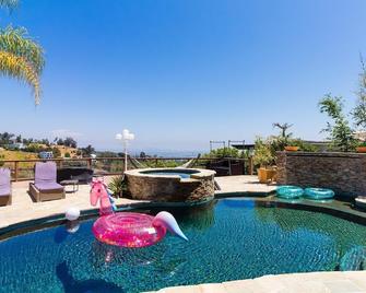 Beverly Hills City View Mansion - Los Ángeles - Piscina