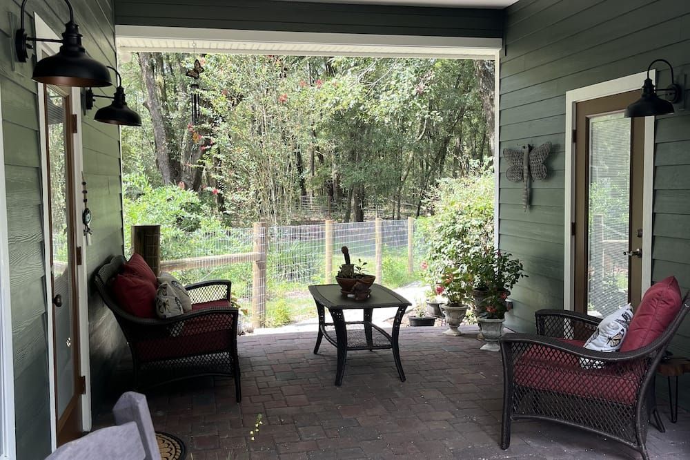 Country Cottage Alachua Gainesville High Springs Ginny Springs Go Gators! - Alachua - Patio
