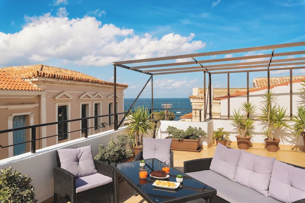 Elia Palazzo Hotel - חאניה - מרפסת