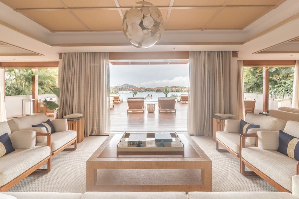 ليسكيل ريزورت مارينا آند سبا - فيكتوريا - غرفة معيشة