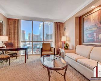Mgm Signature-17-703 Strip View Jacuzzi Studio - Las Vegas - Living room