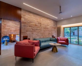 mahavan resort - Sasan Gir - Sala de estar