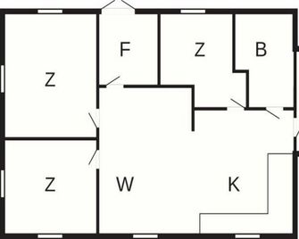 7 Person Holiday Home in Vankiva-by Traum - Hassleholm - Grundriss