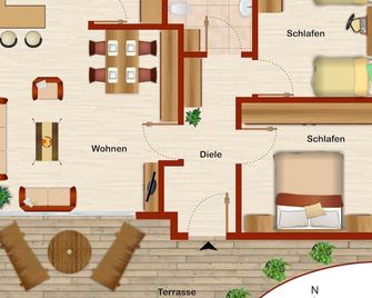 Strandhus Alfonso - Borkum