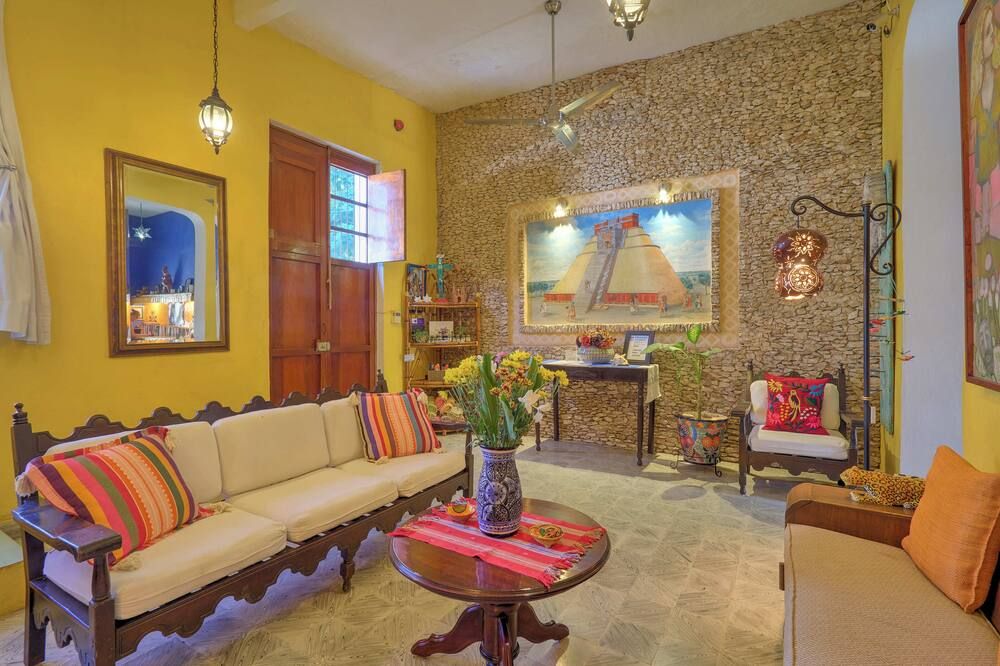 Casa Del Maya Bed & Breakfast - מרידה - סלון