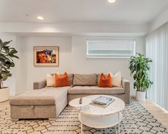 Lcf - Downtown Slc Townhome - King+queen+sofa - 2.5ba - Garage - Salt Lake City - Sala de estar