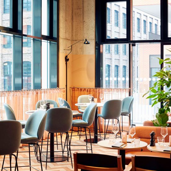 Restaurant view of Scandic München Macherei