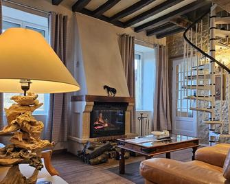 Gite in the Perche with sheltered terrace, 3 épis GDF Le Panoramic - Perche-en-Nocé - Living room