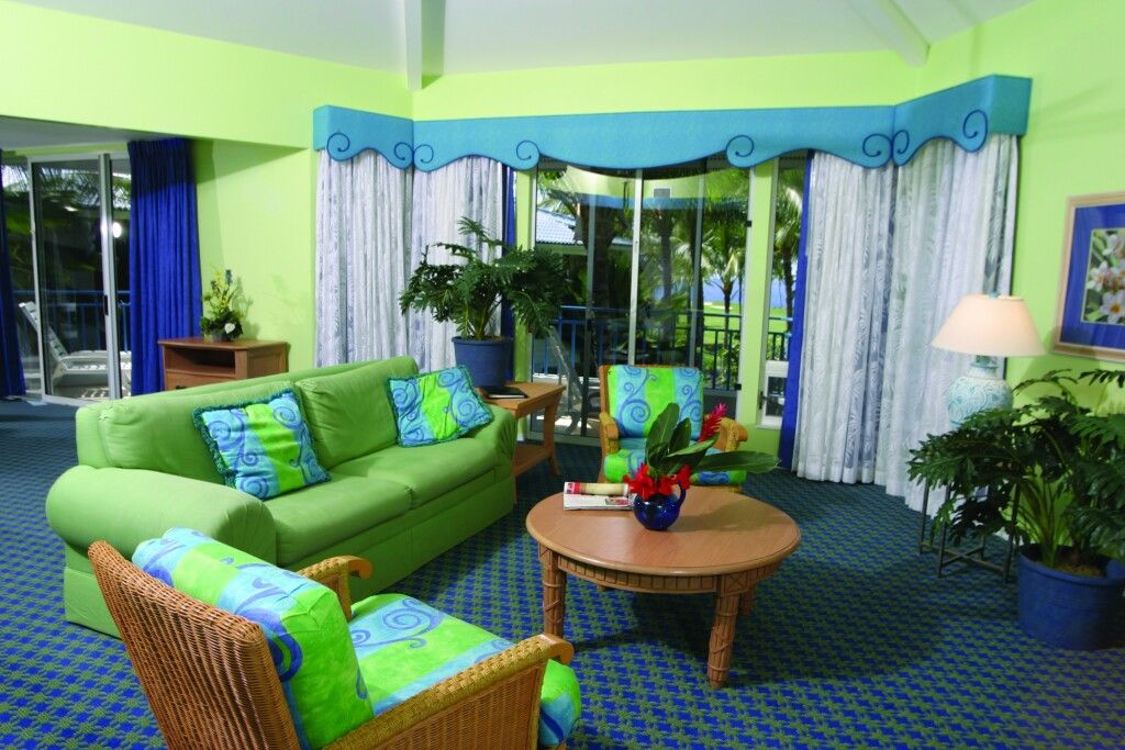 هولوا ريزورت - كايلوا كونا - غرفة معيشة