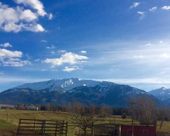 Private Lodge Cabin and Farm Stay with Mountain Views near Wallowa Lake, Oregon - Joseph - Vista del exterior