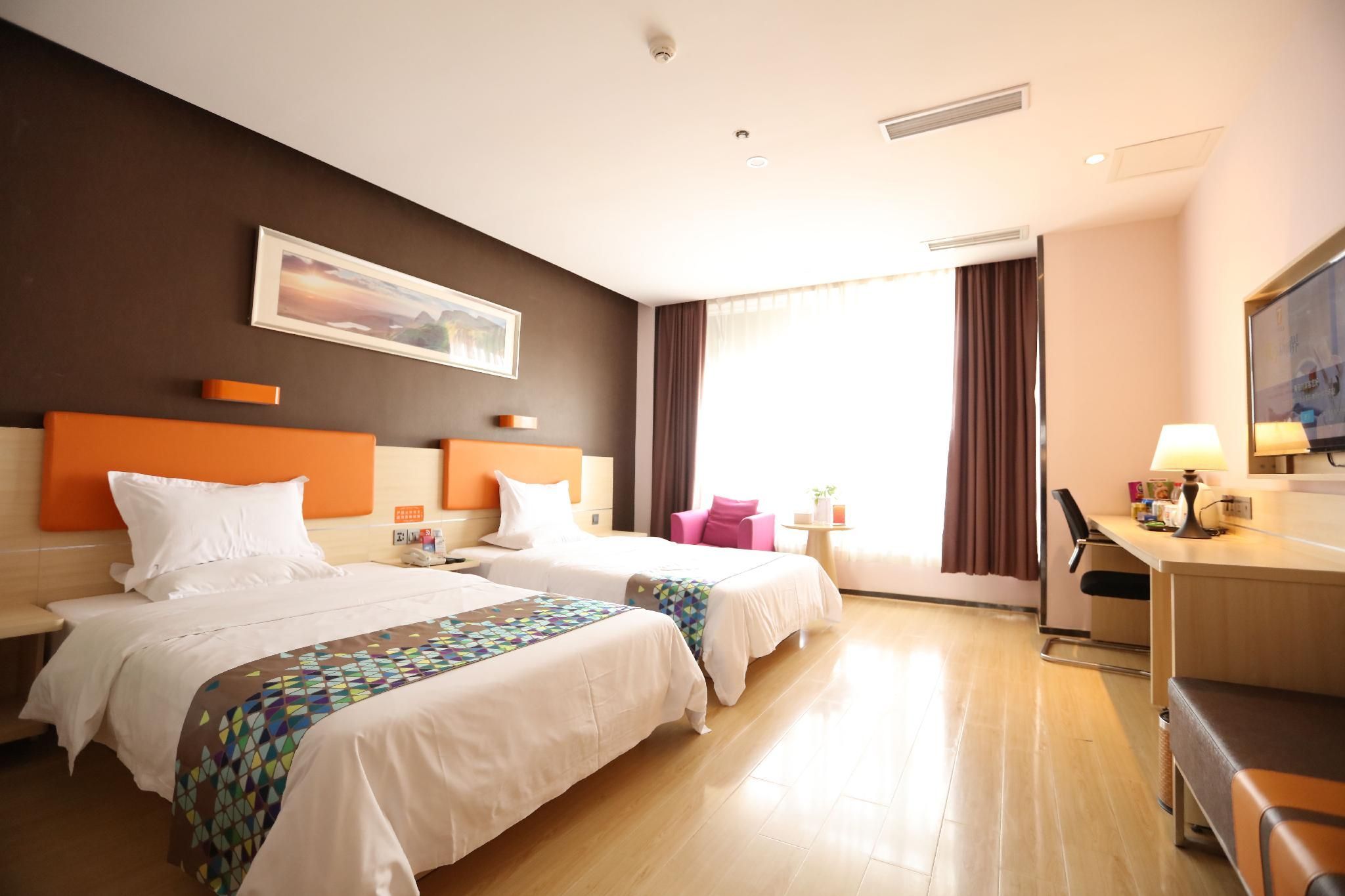 7 Days Premium·Deyang Shifang Square - Deyang - Bedroom