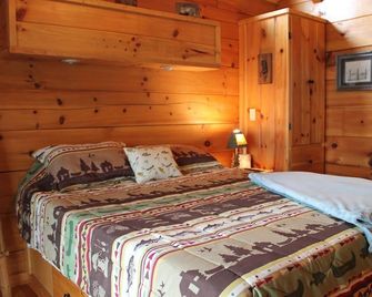 Time to Unwine-Waterfront Cabin w/Hot Tub! Pet Friendly! Blue Ridge Parkway - Fancy Gap - Bedroom