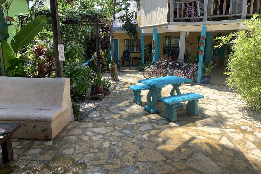 Private Scarlett Macaw Room w/AC at All Seasons Belize - Hopkins - Terasa