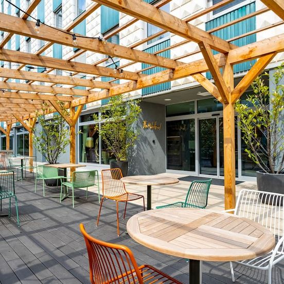 Patio view of The Weekend Hotel