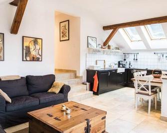 House Maharac With 3 Apartments Till 18 Persons - Tolmin - Wohnzimmer