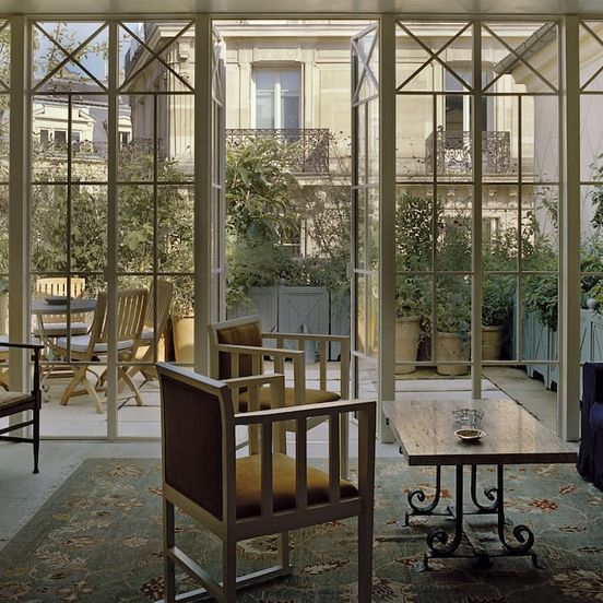 Bedroom view of Hotel Chateau Voltaire