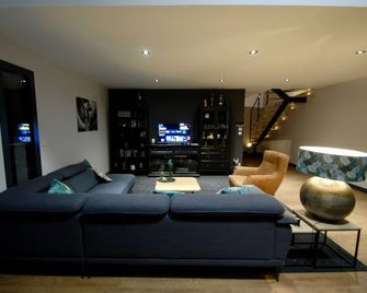 High-End Modern Villa With Private Pool In The Heart Of Omaha Beach - Commes - Sala de estar