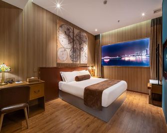 Xiamen Happy Time Hotel (the first dock store on Zhongshan Road Pedestrian Street) - Xiamen - Bedroom
