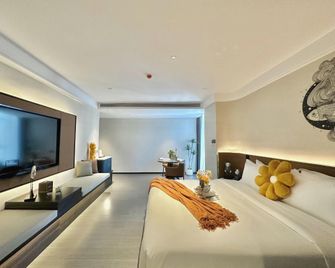 Meifan Wanli Hotel (Taiyuan Changzhi Road Wangfujing) - Taiyuan - Slaapkamer