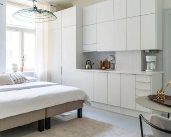 Small studio with spacious bathroom in Ullanlinna - Helsinki - Bedroom