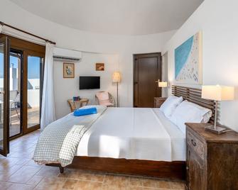 Cosy Studio Armonia For 2 Persons With Great Sea Views In Rhodes-Ialysos - Ialysos - Schlafzimmer