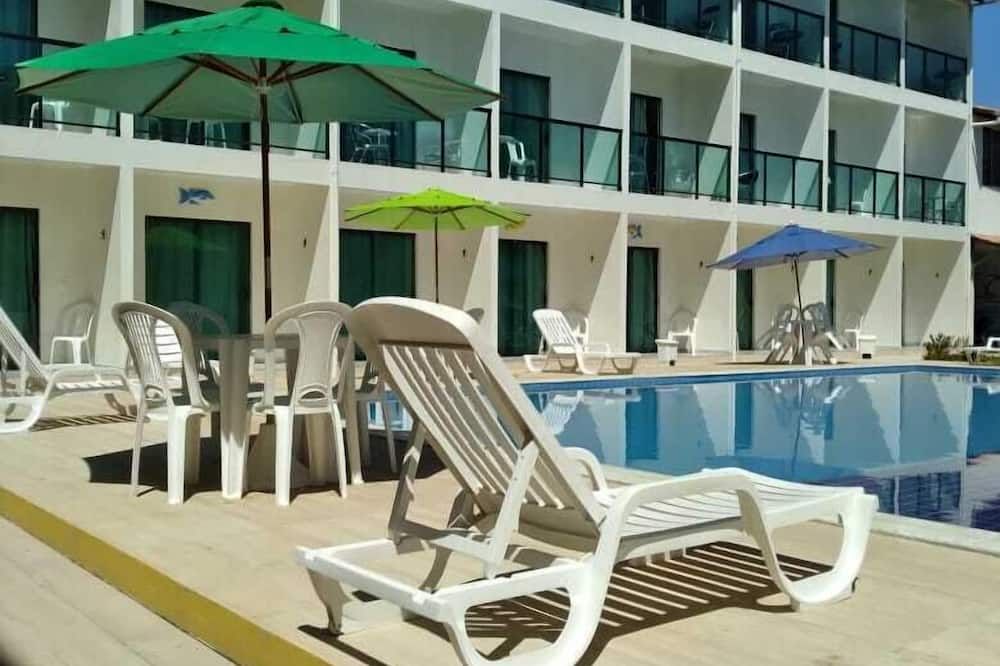 Pousada Sky Beach Flat - פורטו דה גליניאש - בריכה
