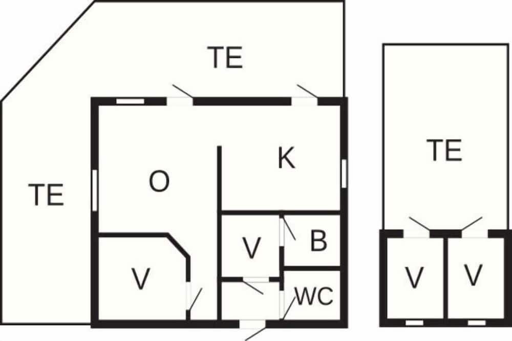 8 Person Holiday Home in Gränna-by Traum - Gränna - Floorplan
