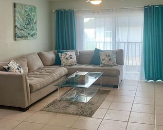 2 Bed, 2 Bath, 1 minute walk to the sand! - North Redington Beach - Living room