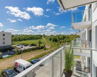 Modern Studio in Gdansk with Parking and Balcony by Noclegi Renters - Gdansk - Balcony