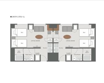 Hotel Classe Stay Chitose - Chitose - Floorplan