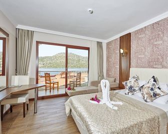 Tymnos Hotel - Bozburun - Bedroom