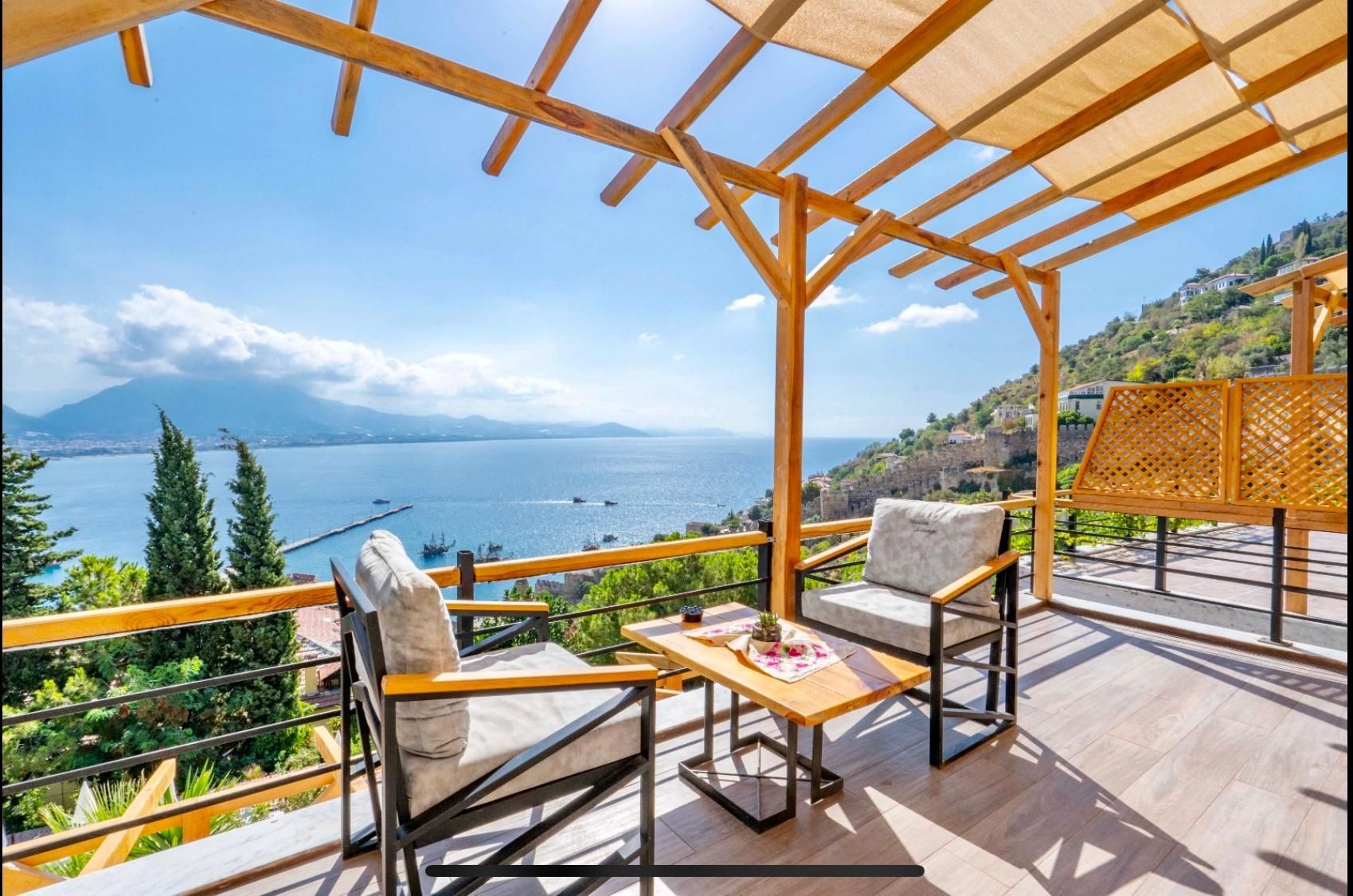 Castle Boutique Hotel Alanya - אלניה - מרפסת