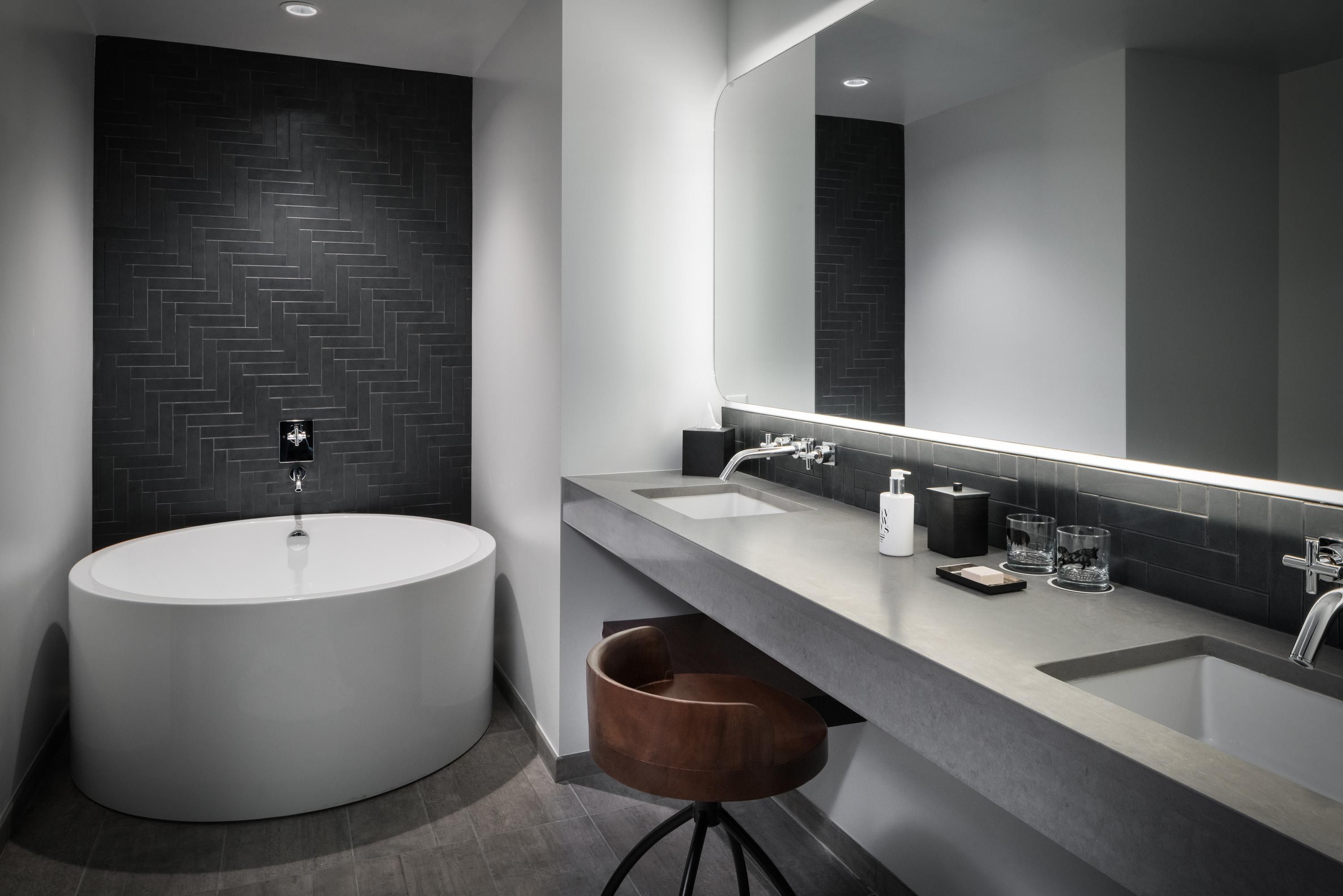 Bathroom view of The Maven Hotel at Dairy Block