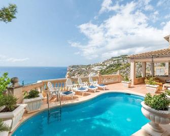 With Panoramic Views On The Sea - Villa Cala Llamp - Port d'Andratx - Pool