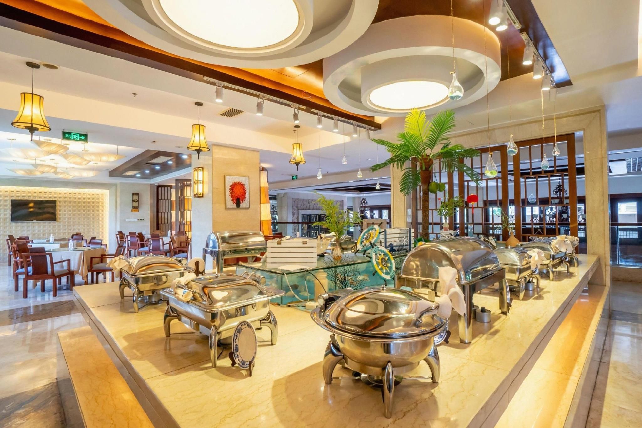 Sanya Kangte Wangfu Conference Resort (Sanya High-speed Railway Station) - Sanya - Restaurante