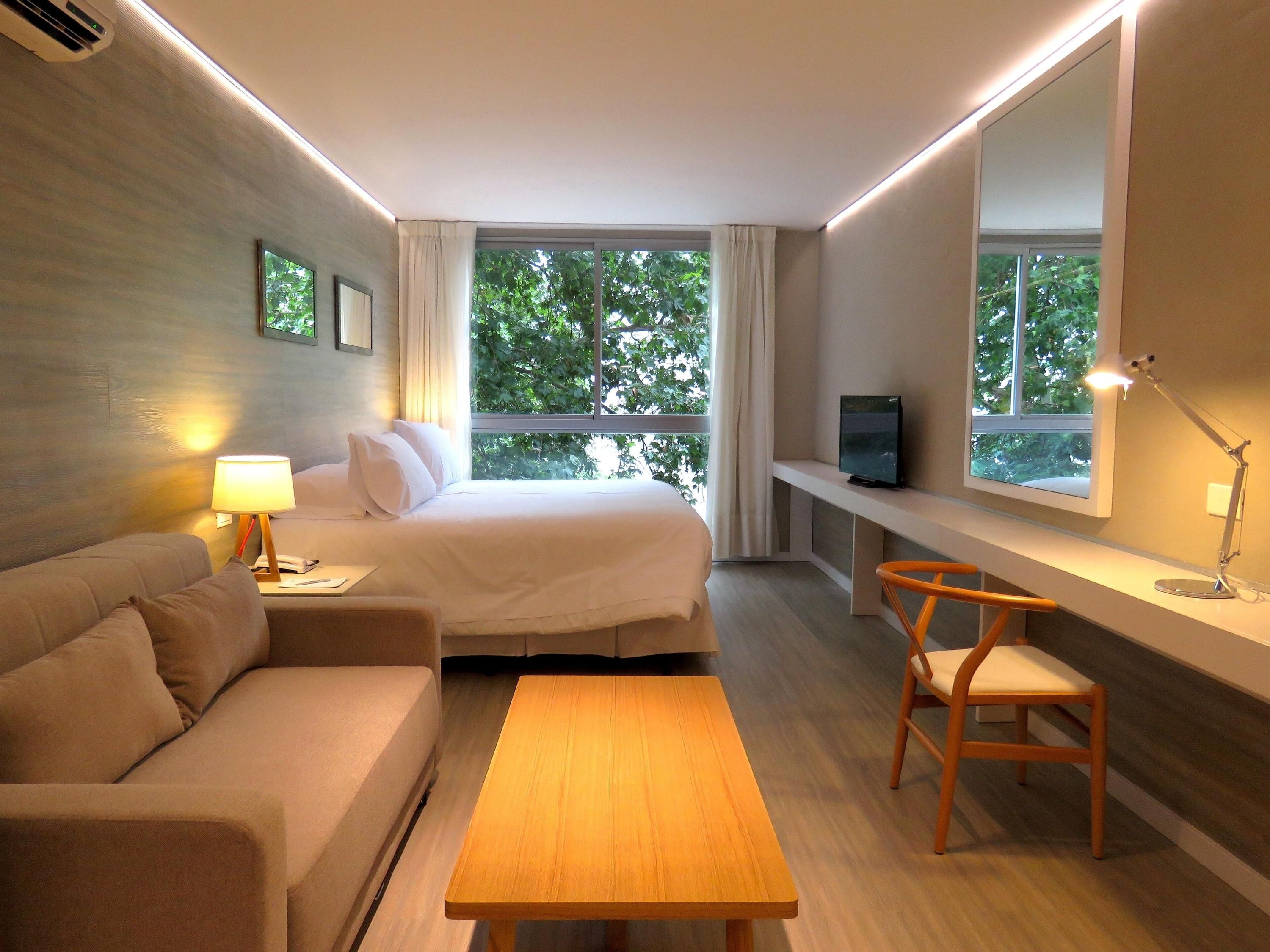 سمارت هوتل مونتيفيديو - مونتفيديو (اوروغواي) - غرفة معيشة