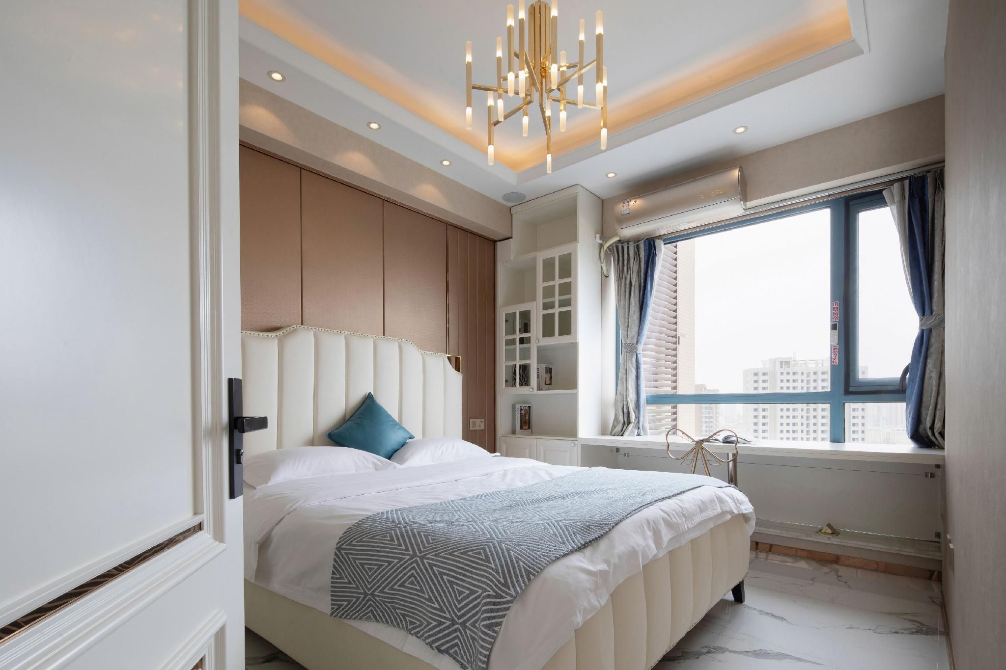 Muguang Preferred Apartment (Taiyuan Qinxiannorth Street Maoye Tiandi Store) - Taiyuan - Schlafzimmer